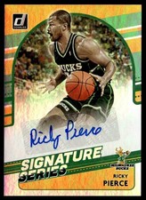 2020-21 Donruss Signature Series Ricky Pierce Auto Milwaukee Bucks #SG-RPC
