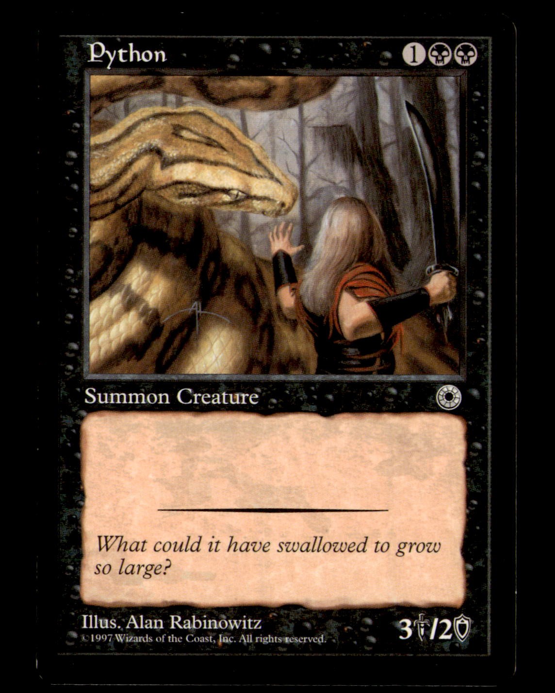 Python Common Portal Magic: The Gathering Moderately Played
