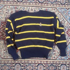 Vintage 90  s Polo Ralph Lauren Knit Sweater Crest Size XL Vtg