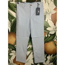 Vineyard Vines Boy  s Size 16 Seersucker Breaker Pants Ocean Breeze 010