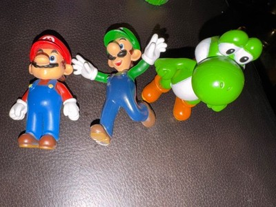 Vintage Yoshi 1997 Nintendo 3'' Vinyl Figure Luigi, Super Mario Bros Nintendo