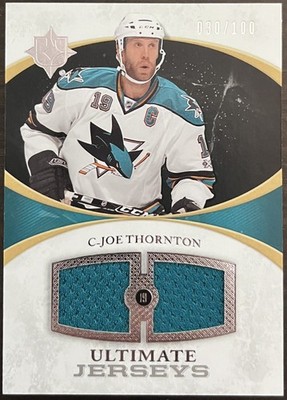 2010 Upper Deck Ultimate Collection Jerseys 30/100 Joe Thornton #UJ-TH HOF