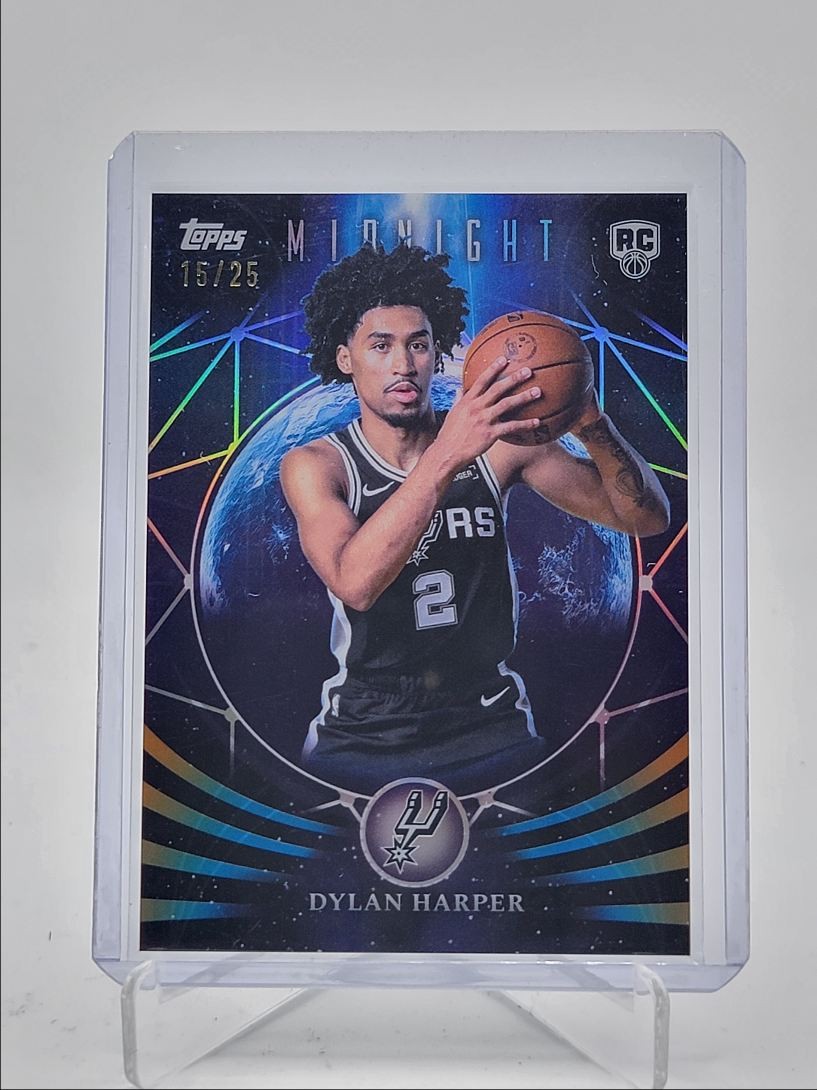 DYLAN HARPER 2025-26 TOPPS MIDNIGHT MOONFALL ROOKIE MOONRISE RC /25 Q3464
