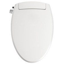 Bidet Toilet Seat Elongated Bidet Seat with Slow-Close, Non-Electric Bidet se...