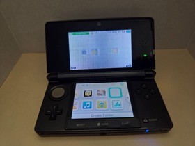 Nintendo 3DS Handheld System - Black - Tested and Working