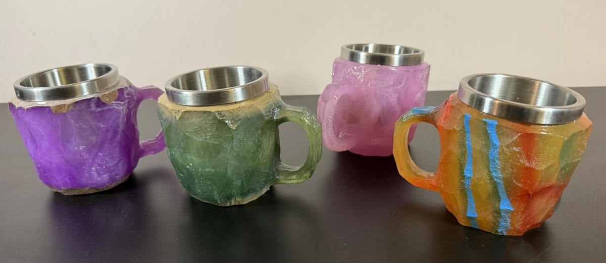 Acrylic Multicolor Coffee Mug Set Mugs for sale | eBay
