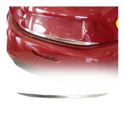 Garniture de Hayon Coffre pour Peugeot 208 2012-2019 acier inoxydable - Photo 1/4