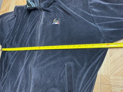 Vintage Christian Dior Mens L Track Jacket Monsieur Crest Logo