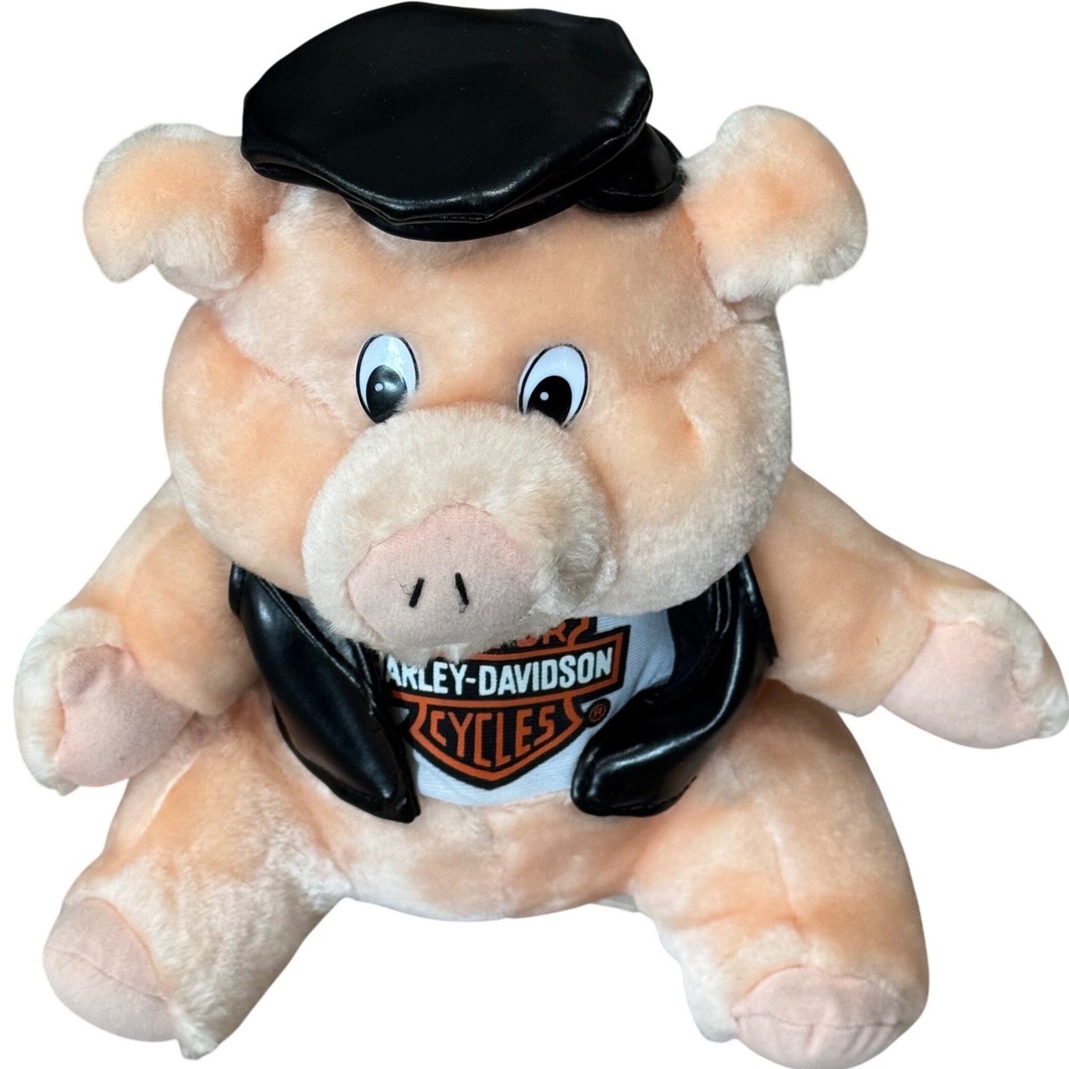 Harley-Davidson Biker Pig Plush Kids 10