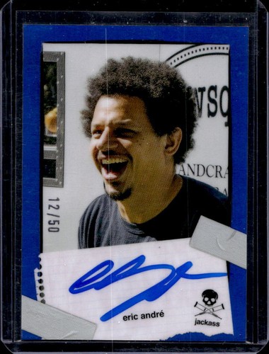2022 Zerocool Jackass Eric Andre Blue Autograph Auto #12/50 - Picture 1 of 2