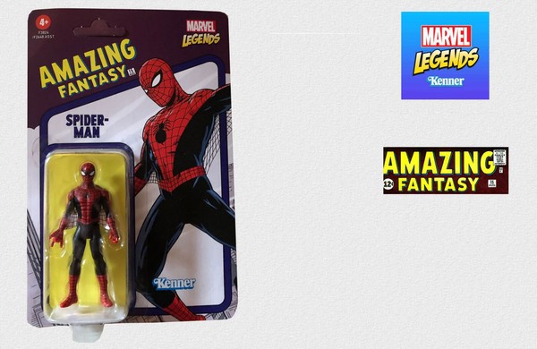 Marvel Legends - Amazing Fantasy - Spider-Man Kenner Hasbro - Figur - Neu & Ovp-image