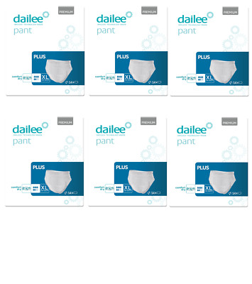6x15 Dailee Pant Premium Plus XL Inkontinenz Windeln Einweghose