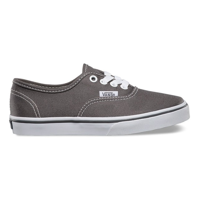vans authentic lo pro skate shoe gray