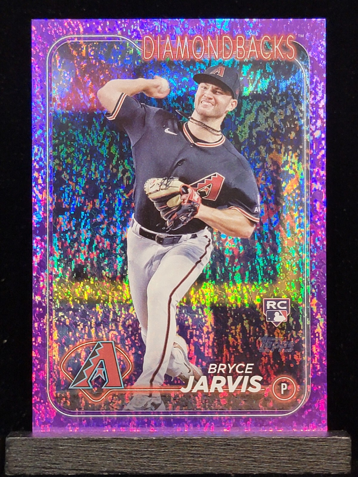 2024 Topps Series 2 - Purple Foil #363 Bryce Jarvis /799 (RC)