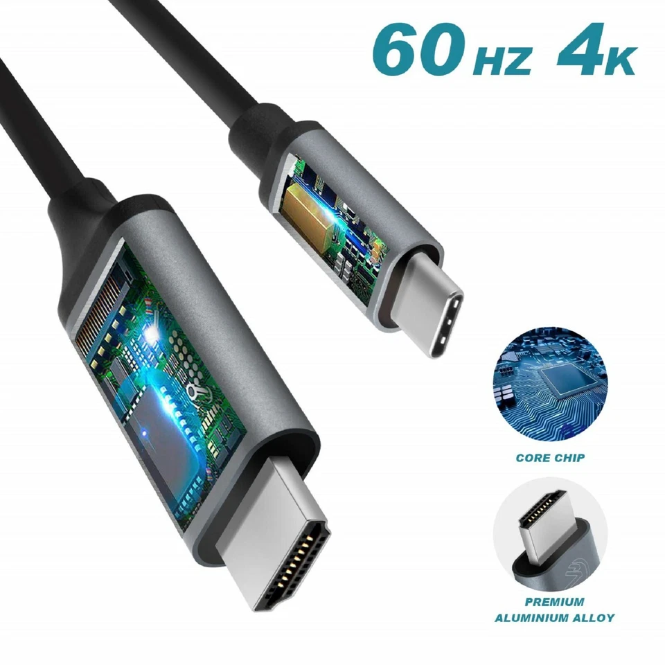 Cable Para Conectar Samsung Galaxy A La TV USB Tipo C A HDMI S20 S10 S10+ 9 8  - Image 2 of 4