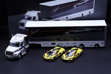 MINI GT 1:64 Chevroler Racing C8.R Racing Transporter Set Car