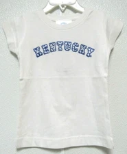 NCAA Kentucky Wildcat Pin Dot Logo Longer Length T Shirt Two Feet Ahead #218