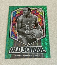 2019-20 Panini Mosaic Old School Green Mosaic Prizm #10 Darryl Dawkins 76ers