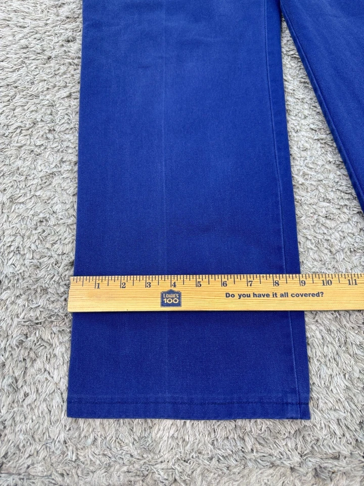 Pantalones VF Imagewear para mujer 12R azul marino plisado uniforme utilitario pantalón de trabajo EE. UU. Foto 4 de 4