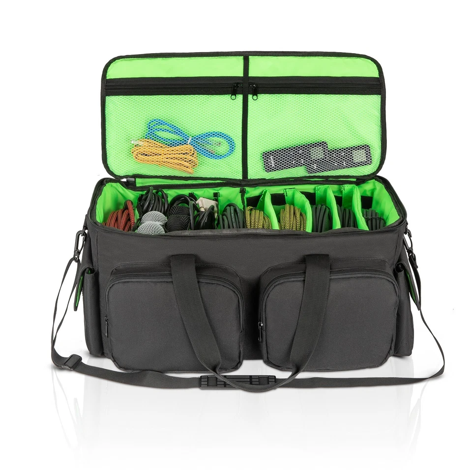Saviour DJ Cable File Bag, Detachable Padded Bottom and Dividers, Travel Gig - Image 2 of 4