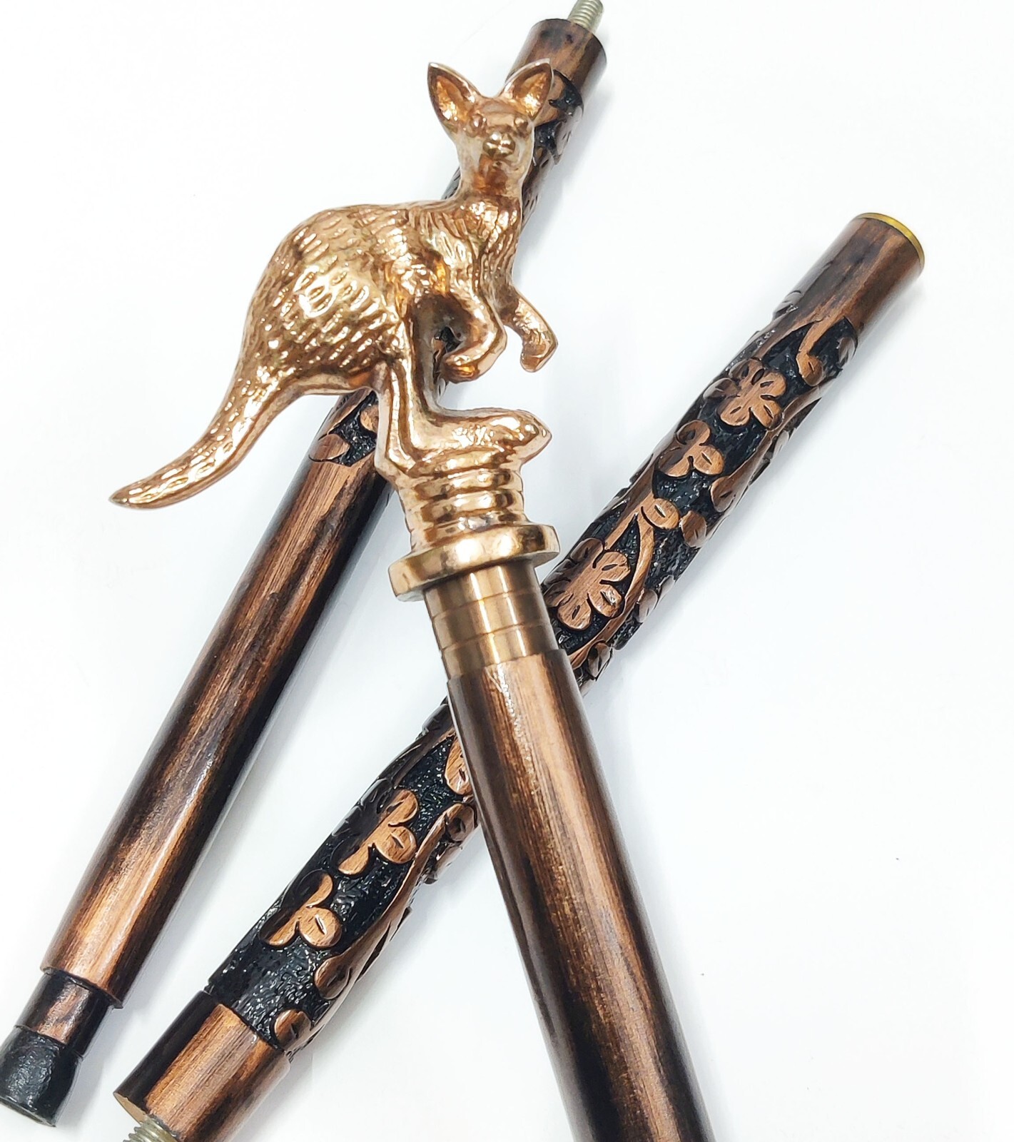 Bastón de mango de canguro hecho a mano para hombres y mujeres de moda - Bast...