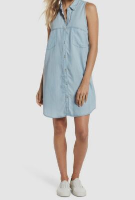 Bb Dakota Women's Brantley Chambray Shirt Dress