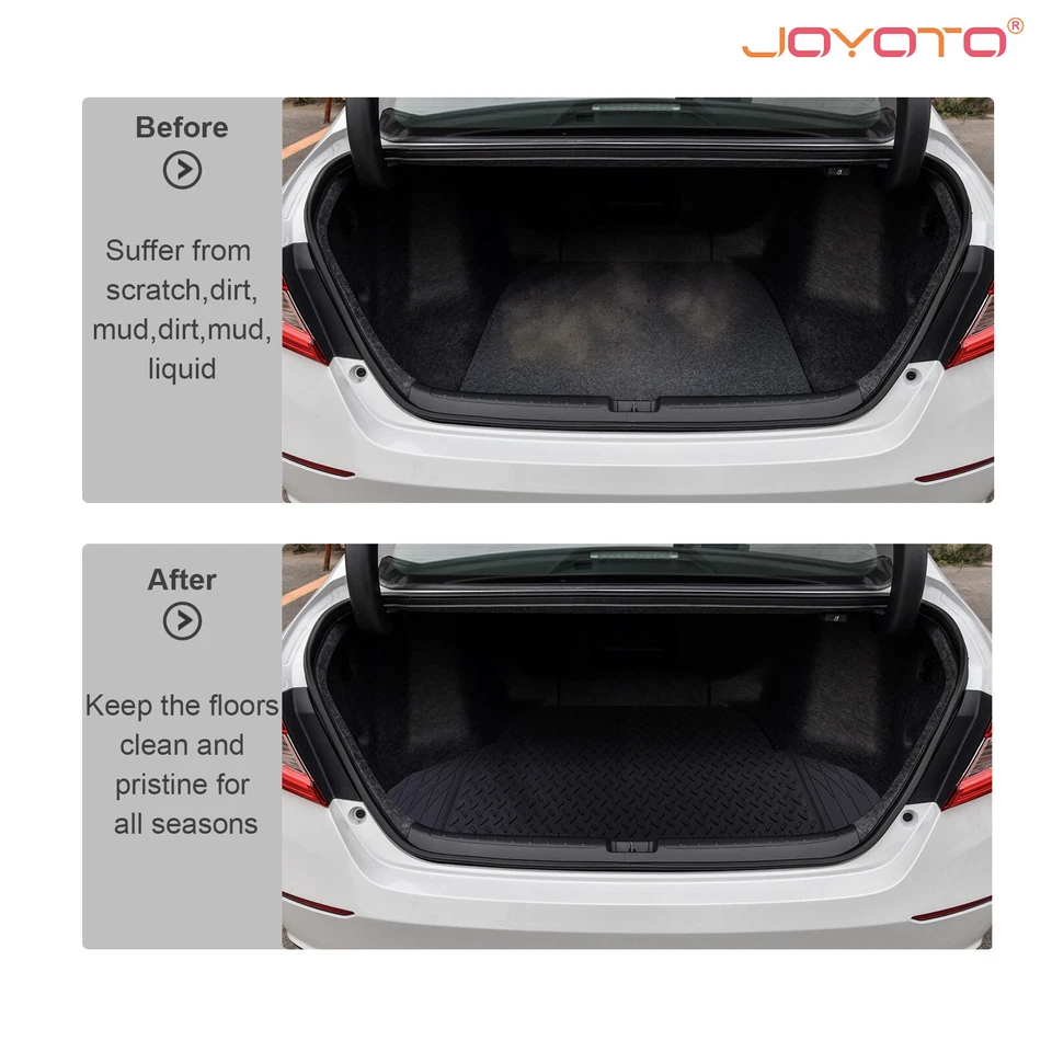 Trunk Mat for Chevrolet Equinox Tahoe Trimmable Liner Waterproof All Weather - Imagem 2 de 4