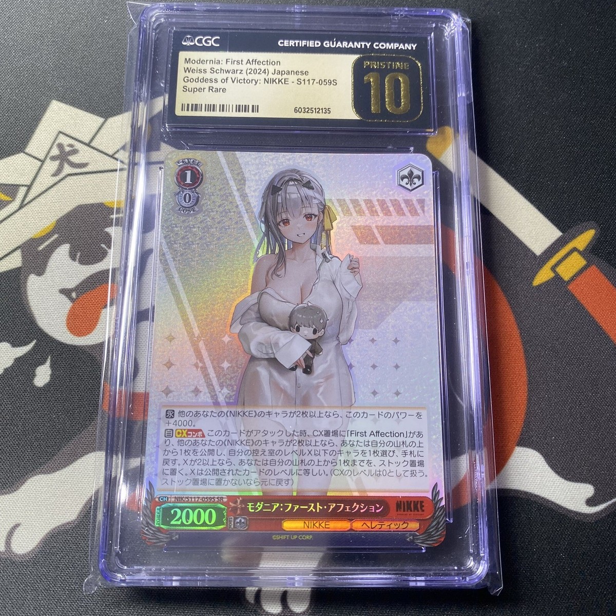 CGC 10 Pristine SR Modernia First Affection NIKKE Weiss Schwarz