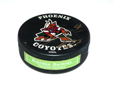 Brandon Gormley Phoenix Coyotes Autographed Hockey Puck  A3928