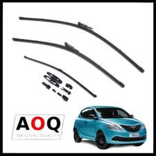 KIT 3 SPAZZOLE TERGICRISTALLO LANCIA YPSILON  dal 2003 Anteriori Posteriore FLAT