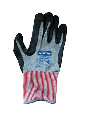 SKY00075 SKYTEC SAPPHIRE CARBON WORK GLOVES PACK OF 10 FREE SHIPPING 11/XXL