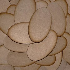 Oval MDF Bases Miniature Warhammer AOS Pathfinder Laser Cut 40K FAST US SHIPPING