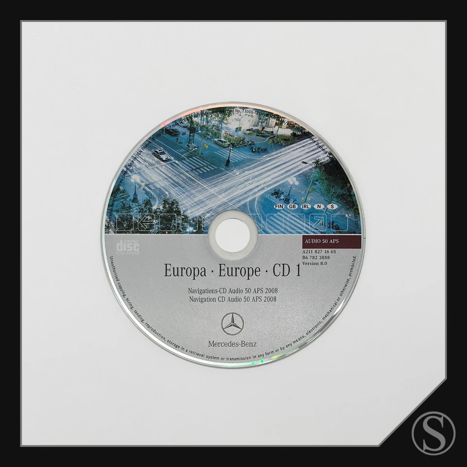 Mercedes-Benz Europa Navigations-CD AUDIO 50 APS 2008 A2118271665  CLS E SLK - Bild 2 von 4