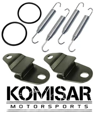 Yamaha Banshee YFZ350 Exhaust Muffler Pipe Springs Stays Mounts Hangers Hanger