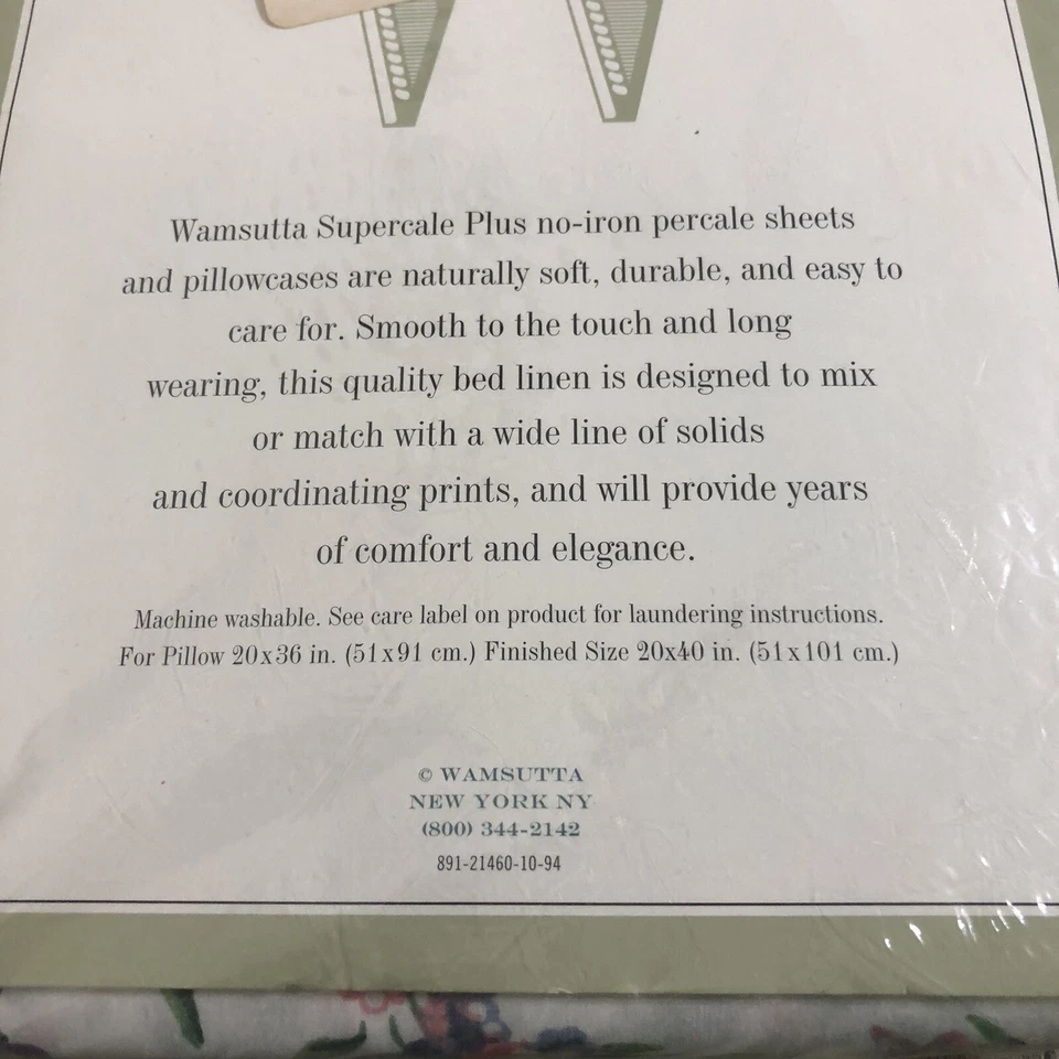 Wamsutta Supercale Plus Par de Fundas de Almohada King Gazebo Cotillion Floral De Colección Foto 4 de 4