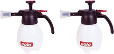 Solo One-Hand Pressure Sprayer with Ergonomic Grip, 1 L (Pack of 2)