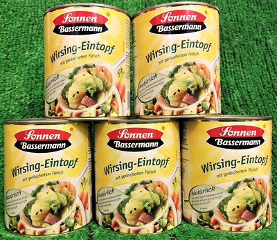 3,31 /kg) 6x Sonnen Bassermann WIRSING EINTOPF mit geräuchertem Fleisch (6x800g)