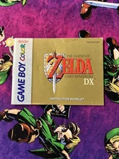 The Legend of Zelda Link's Awakening DX Nintendo Game Boy Color MANUAL ONLY GBC