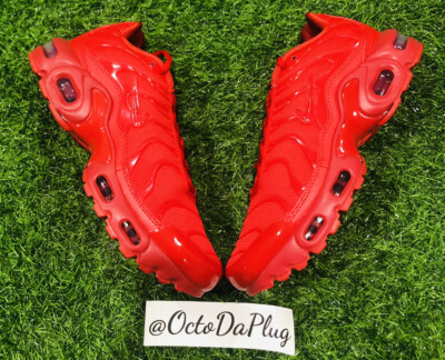 Nike Air Max Plus Triple Red GS Multi Size Sneakers nby  DM8877-600