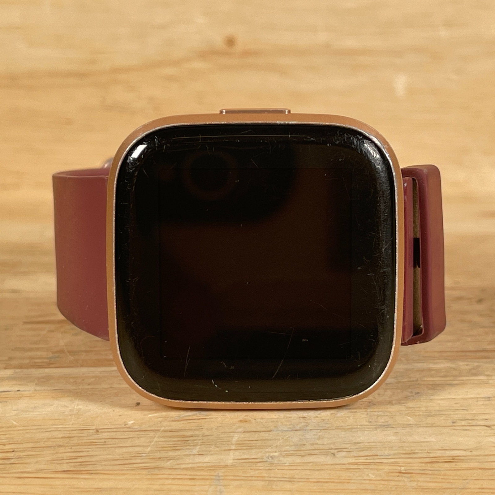 Fitbit Versa 2 FB507 Purple Aluminum Case Touch Screen Smart Activity Tracker-image