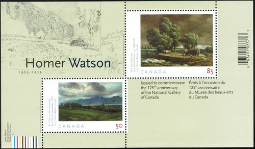 Canada sc#2110 Art Canada: Homer Watson Souvenir-Sheet, Mint-NH - Picture 3 of 4