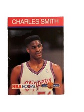 Excellent: Vintage 1990-91 HOOPS ColletABooks Charles Smith Los Angeles Clippers