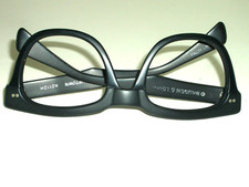 BAUSCH LOMB THICK BLACK DKNY UPTOWN K0112H SUNGLASSES/EYEGLASS FRAMES ONLY