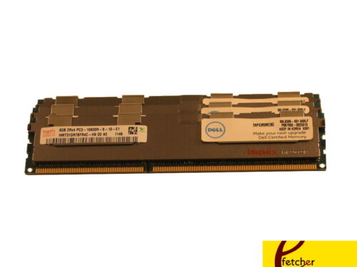 A3078601 SNPX3R5MC/8G 24GB(3X8GB) Del PowerEdge R610 R710 R715 R815 T410 T610 - Picture 1 of 1