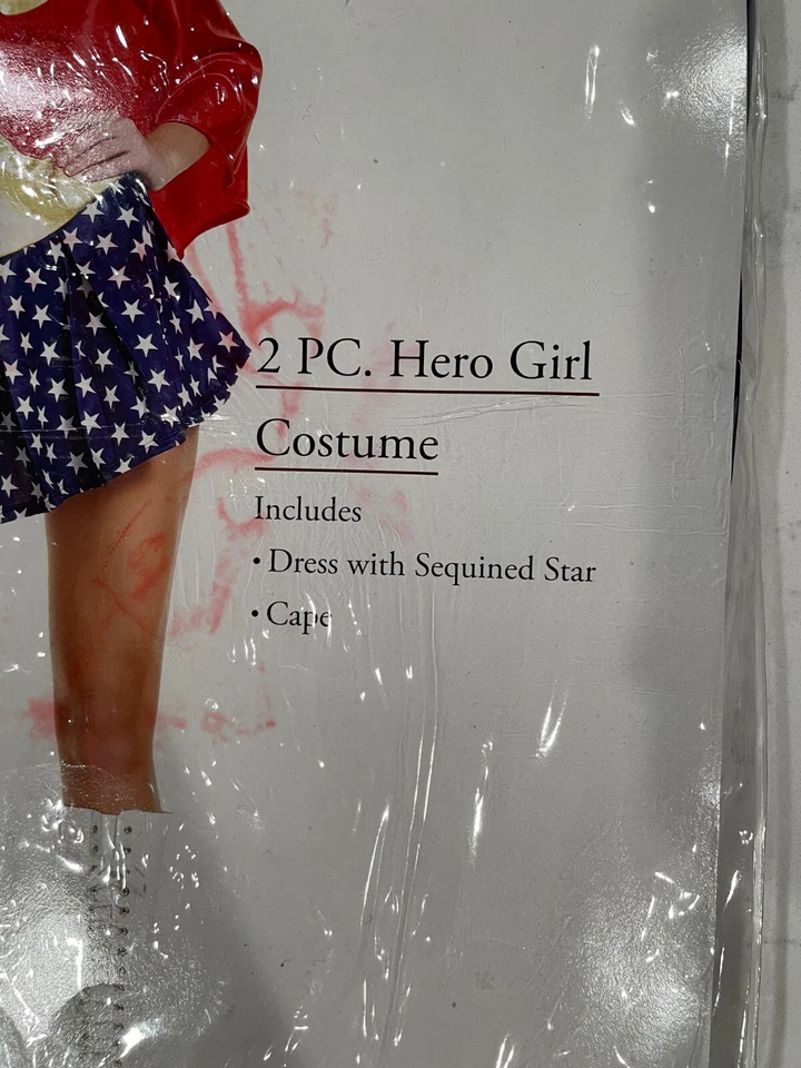 Disfraz de superhéroe para mujer CON capa, talla (XL), NUEVO, Leg Avenue Foto 3 de 4