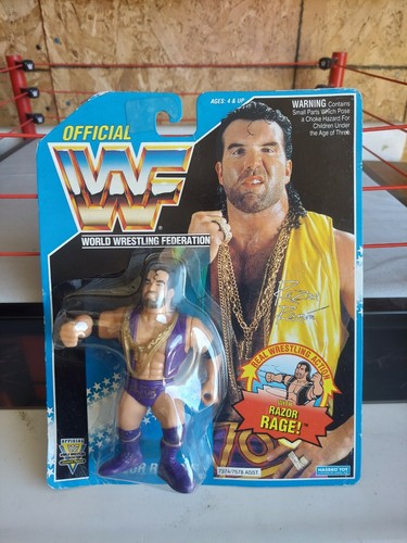 WWF Hasbro El Matador Razor Ramon Blue Card series...