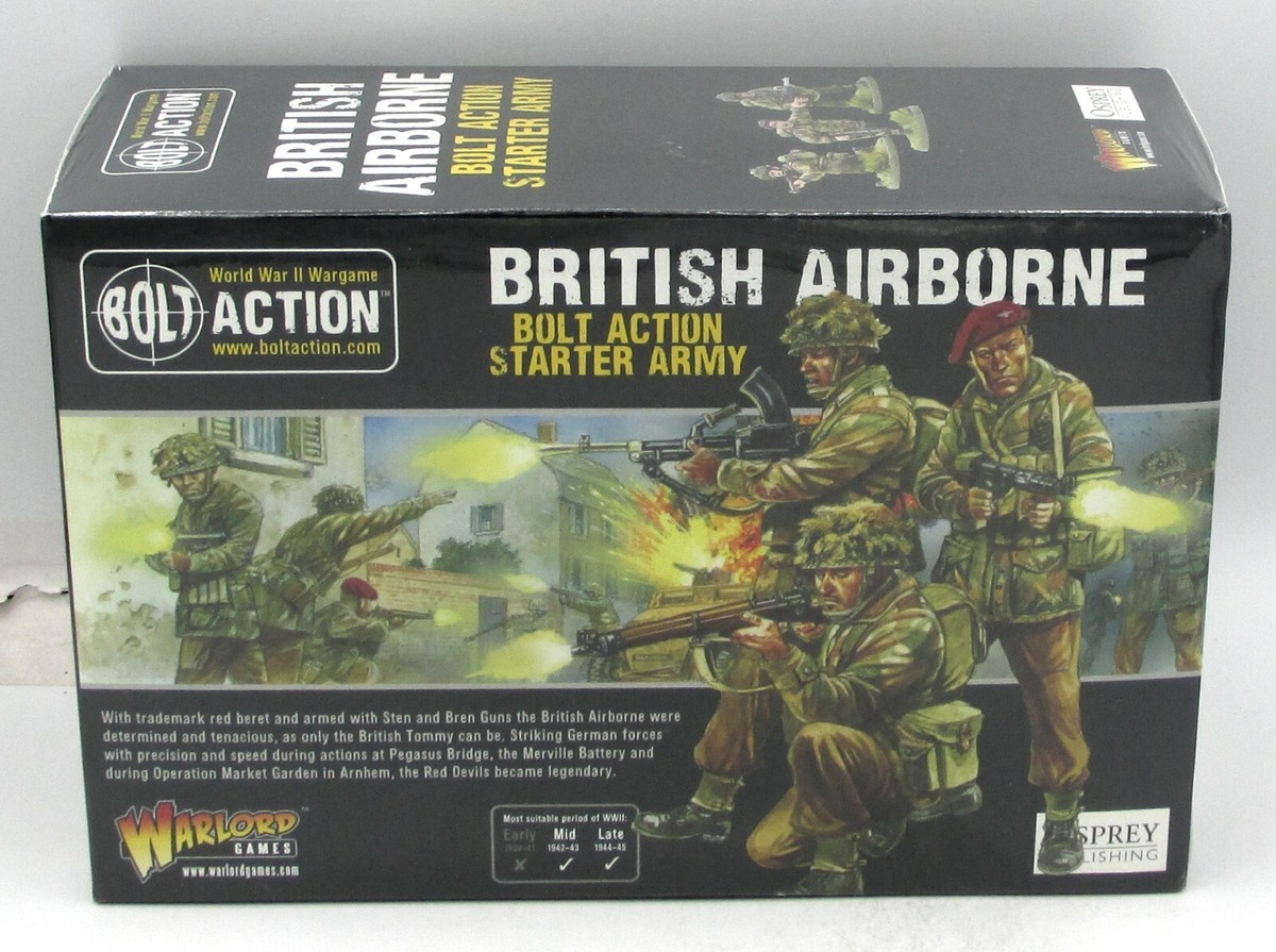Bolt Action 409911101 British Airborne (Starter Army) WWII Red Devils  Warlord | eBay