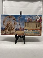 Wood Trick Ferris Wheel Model Mechanical Wooden 3D Puzzle Self Assembly Kit