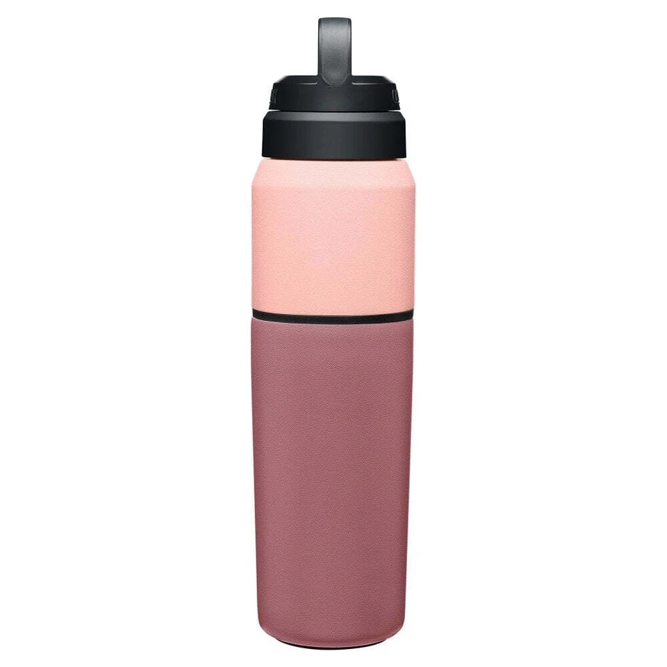 CamelBak Multibev Sst Vide Tout-en-Un 650ML 480ML Cup-Terracotta Rose/Camélia - Photo 2/4