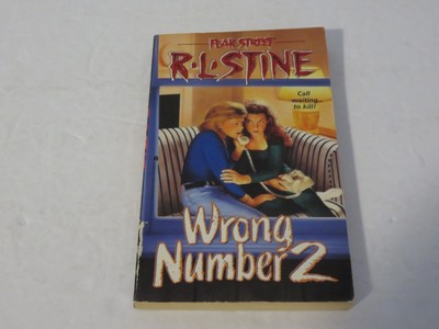 THE WRONG NUMBER  2 R.L STINE BOOK FEAR STREET YA THRILLER HORROR  A